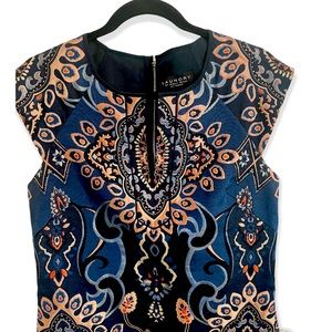 Jacquard Shelli Segal Mini Dress